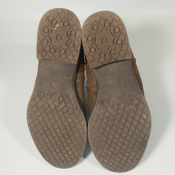 Stone Canyon Leather Brown Mid Top Ankle Boot, Size 6 - Picture 5 of 10